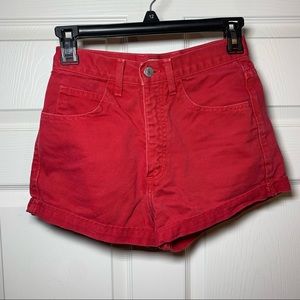 American Tradition Guess Jeans Made in USA Vintage Red Guess Shorts size 27
